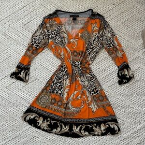 Eva Varro “Versace” Print Dress